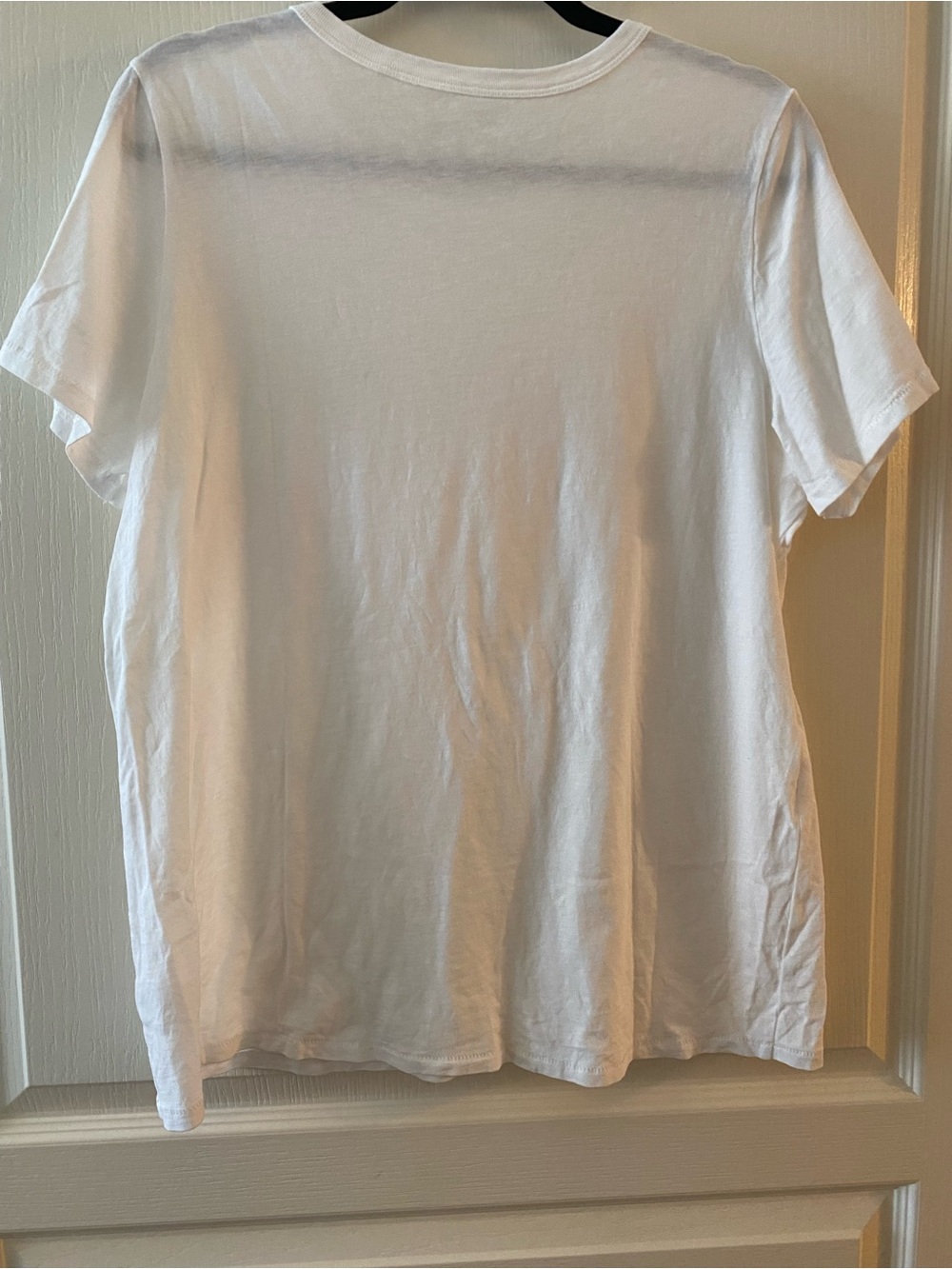 AERIE 100% Cotton Crewneck Short Sleeve T-Shirt in White - L - Picture 3 of 10
